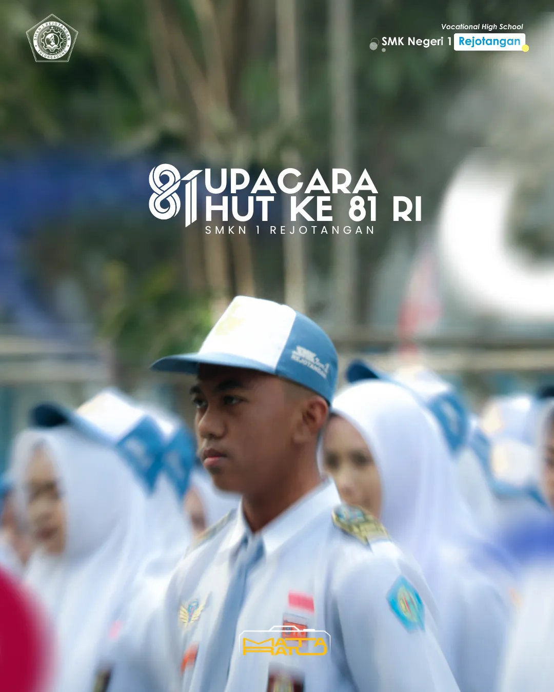 UPACARA HUT KE 81 RI SMKN 1 REJOTANGAN