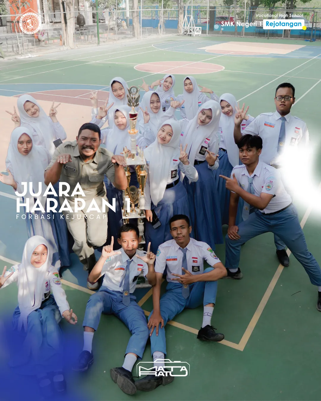 Paskibraka SMKN 1 Rejotangan Raih Juara Harapan 1 FOBARSI Kejurcab