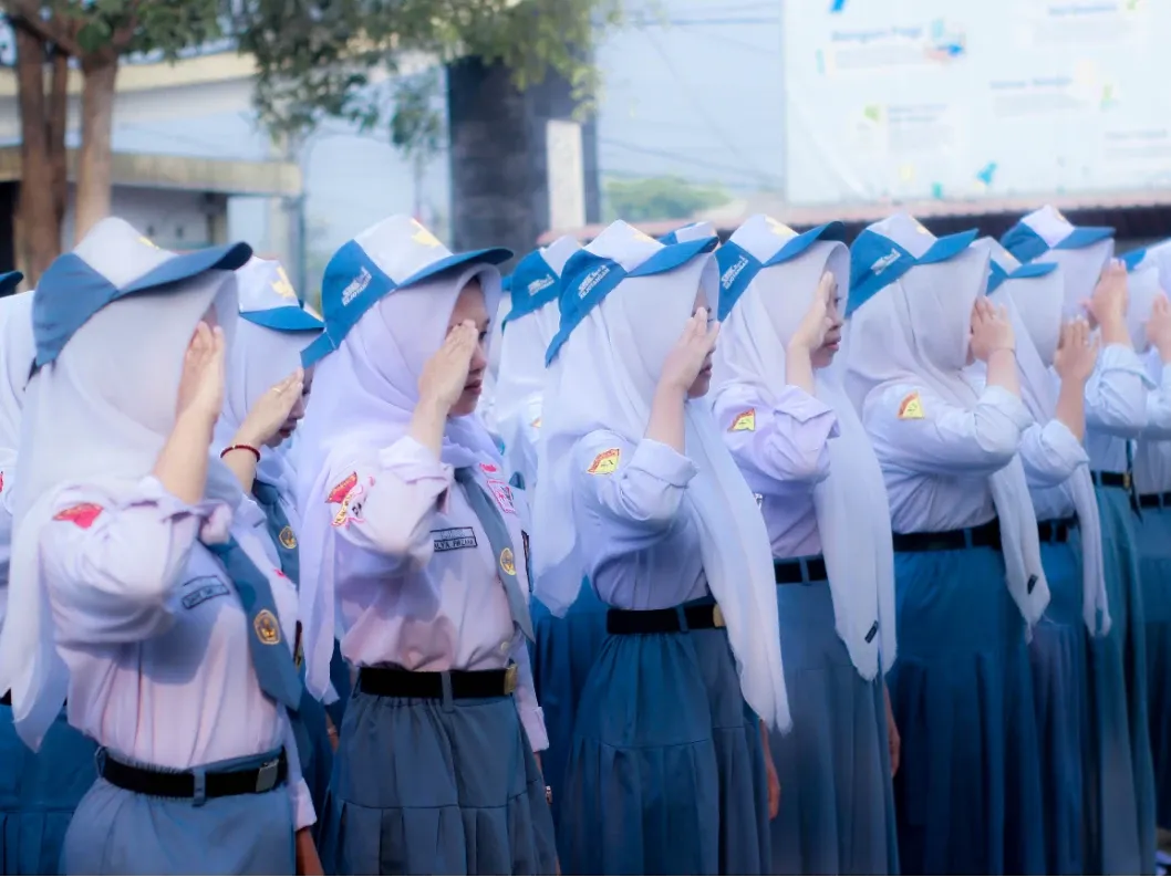 Upacara Hut ke 81 RI